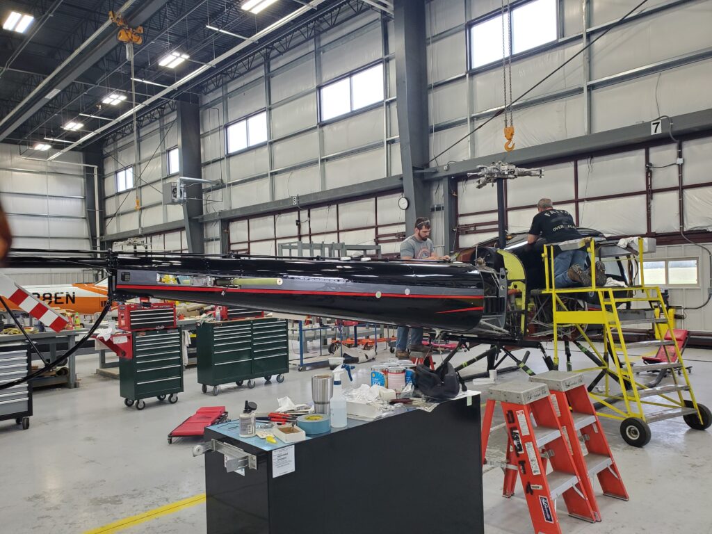 Enstrom Helicopter Factory Floor