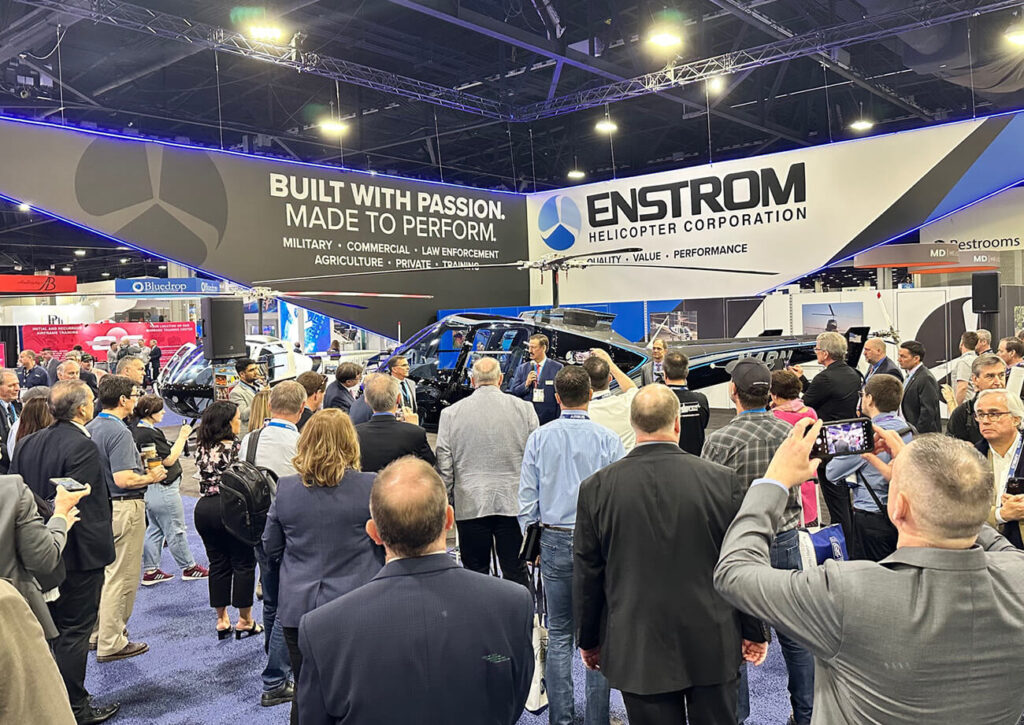 Enstrom Helicopter booth