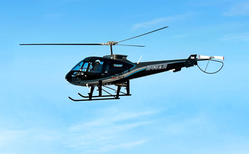 Enstrom Helicopter Flying
