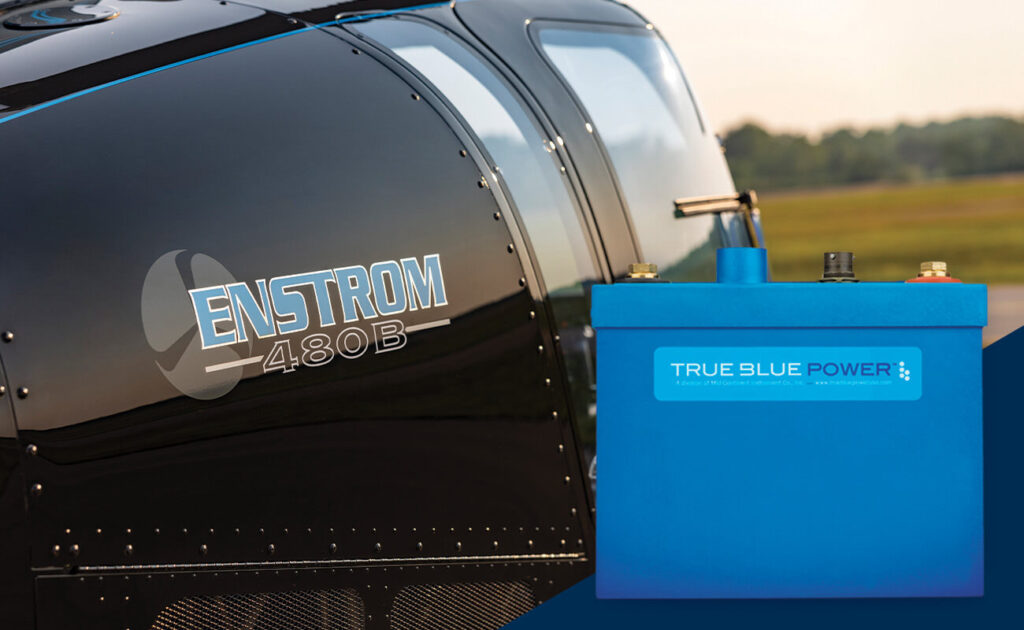 Enstrom expands partnership with Airwolf Aerospace, offering new lithium-ion battery option