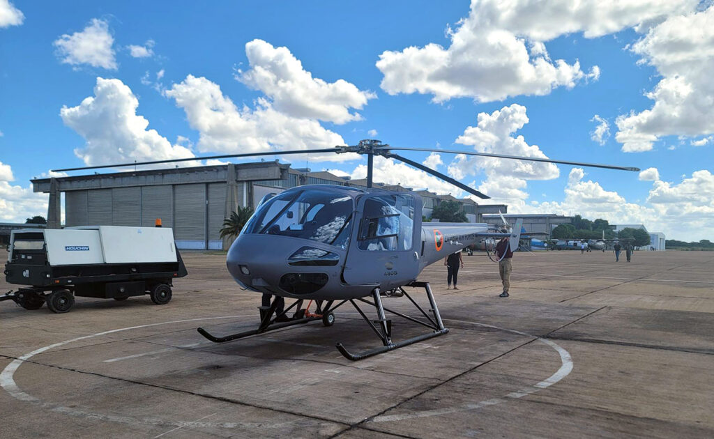 Zambia Air Force celebrates introducing new Enstrom helicopters into service
