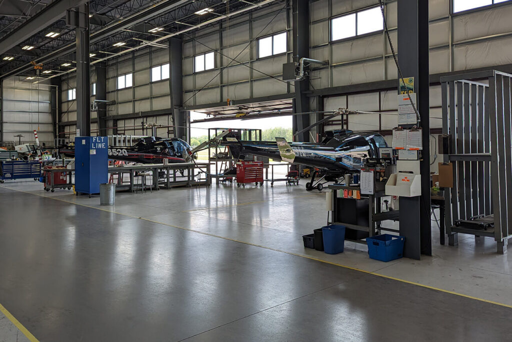 Enstrom Factory Floor